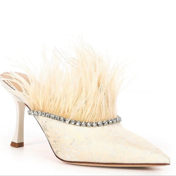 NWOT Nicola Bathie x Antonio Melani wedding shoes - Picture 5 of 10